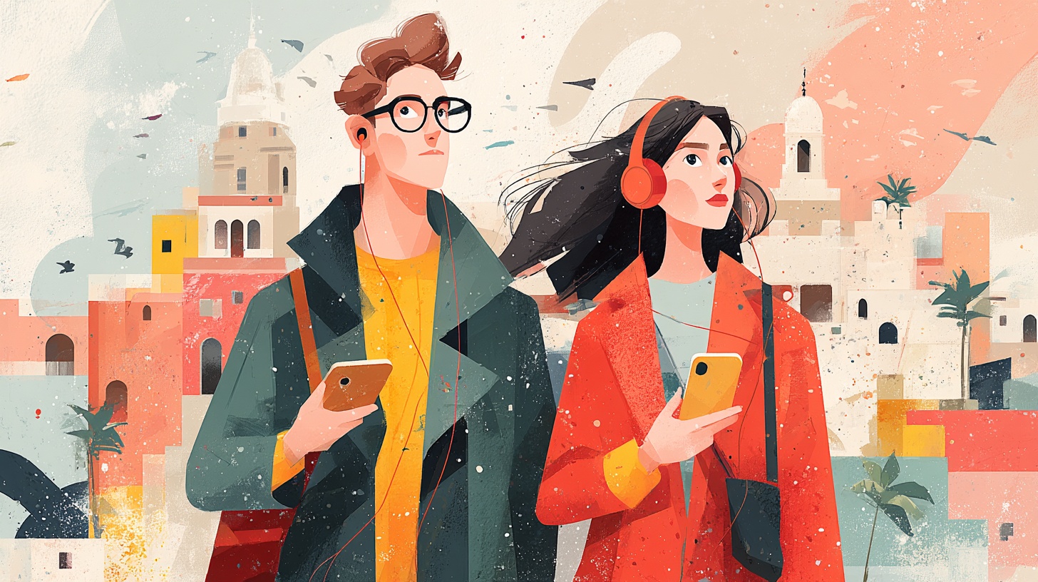 Inspiring audio guide apps